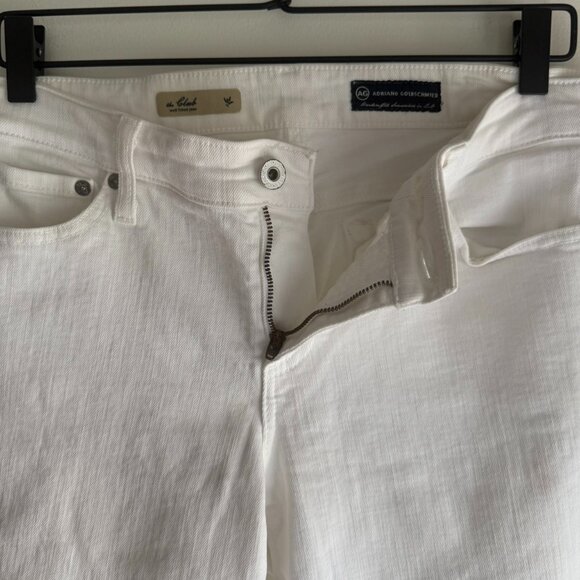 AG Adriano Goldschmied • The Club Well Fitted White Jeans Size 32R - Picture 10 of 14